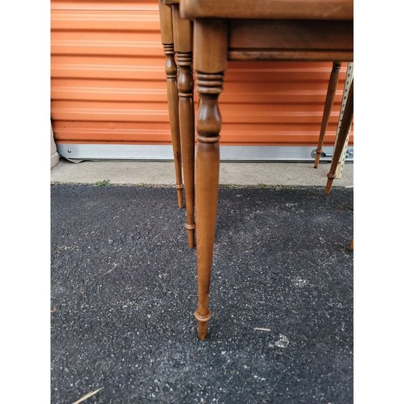 Ethan Allen Accents Vintage Ethan Allen Stacking Nesting Table Set